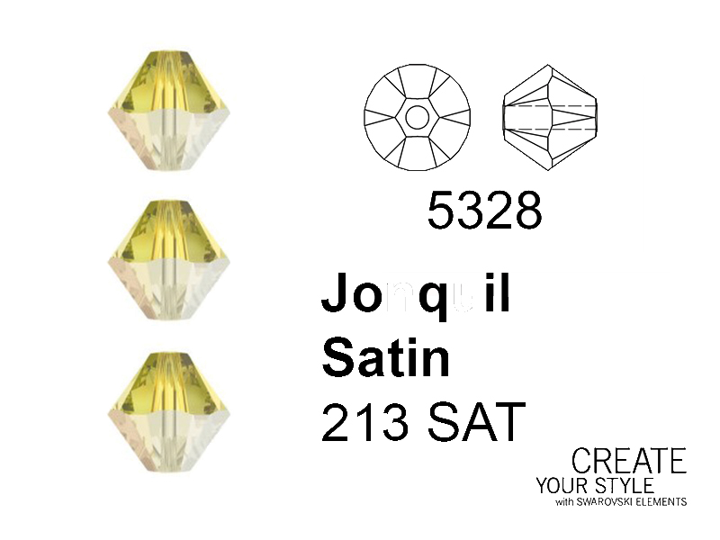 Swarovski Bicono JONQUIL SATIN - 5328