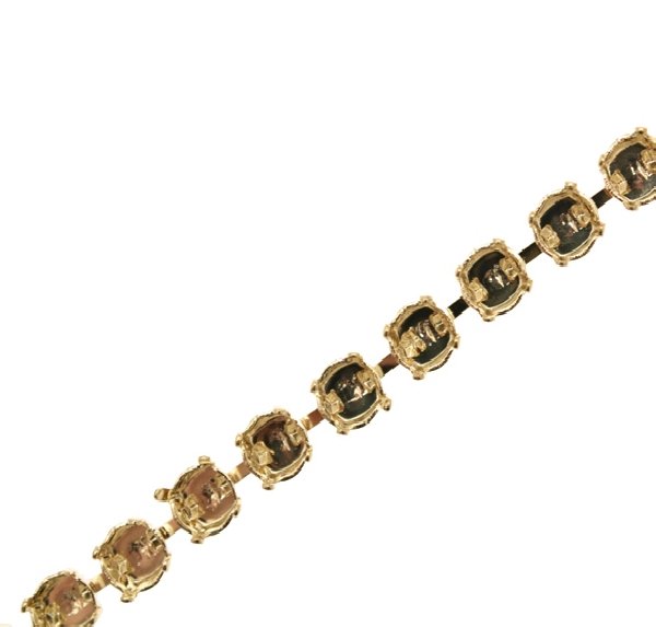 Catena porta strass, 6,2 mm. (SS29), base Oro lucido
