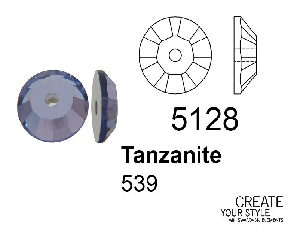 Swarovski Paiette TANZANITE - 5128