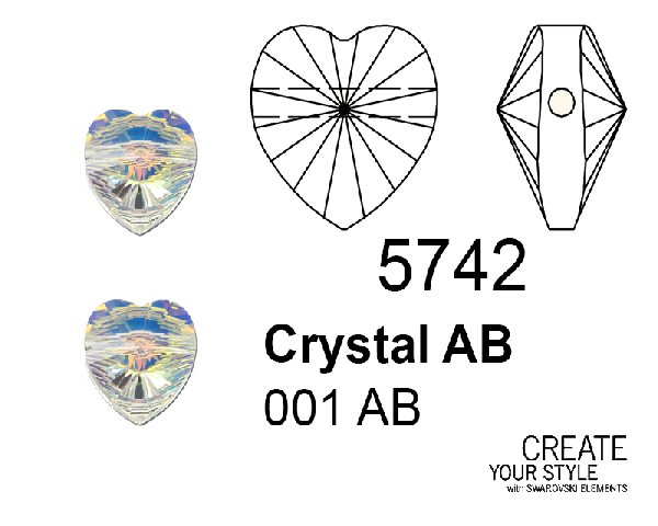 Swarovski Cuore CRYSTAL AB - 5742