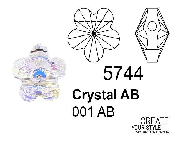 Swarovski Fiore CRYSTAL AB - 5744
