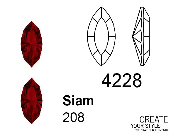 Swarovski Gemma a Navetta SIAM - 4228