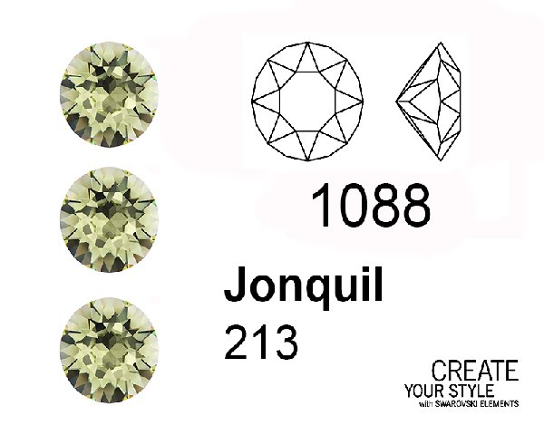 Swarovski Gemma Tonda Conica JONQUIL - 1088