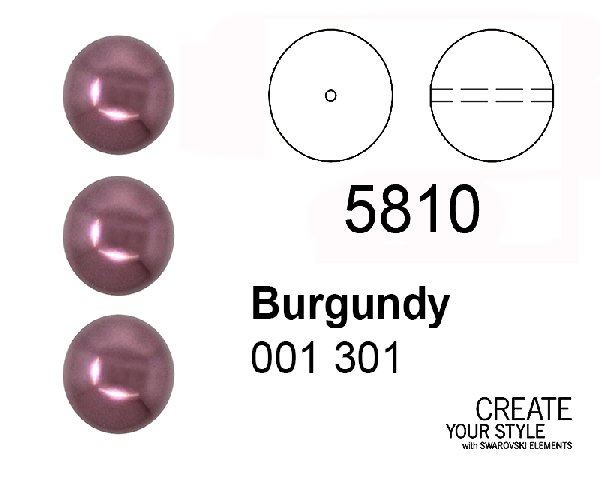 Swarovski Perla BURGUNDY - 5810