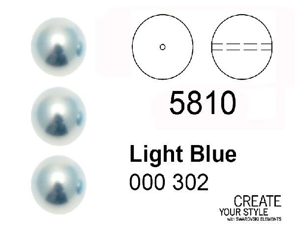 Swarovski Perla LIGHT BLUE - 5810