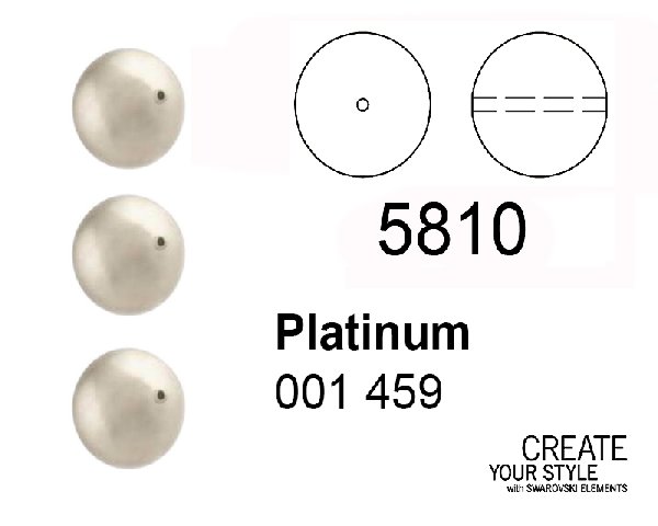 Swarovski Perla PLATINUM - 5810