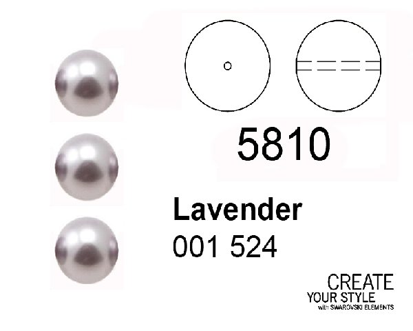Swarovski Perla LAVANDER - 5810