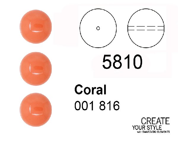 Swarovski Perla CORAL - 5810