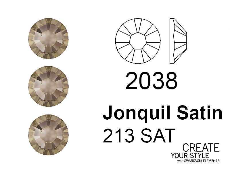 Swarovski Strass Termoadesivo JONQUIL SATIN - 2038