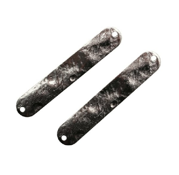 Accessorio a forma di fascetta pieghevole martellata, per avvolgere oggetti non raggiungili con anelli, 7x40 mm.