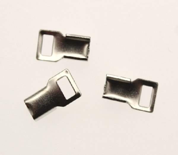 Confezione da  6 pezzi Finalino fermafilo liscio 4,5 mm.