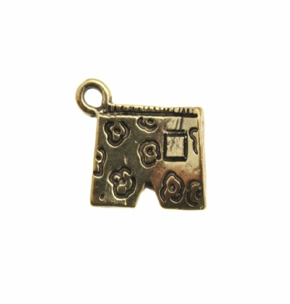 Ciondolo a forma di boxer 14x13 mm.