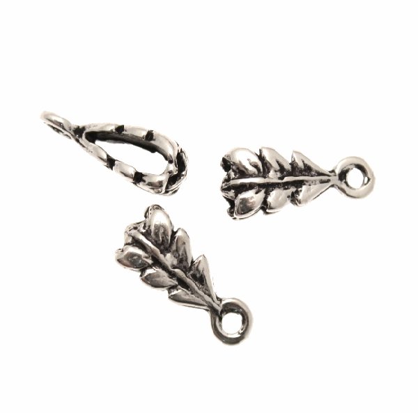 Distanziatore a boccale a forma di foglia, 6x14 mm.