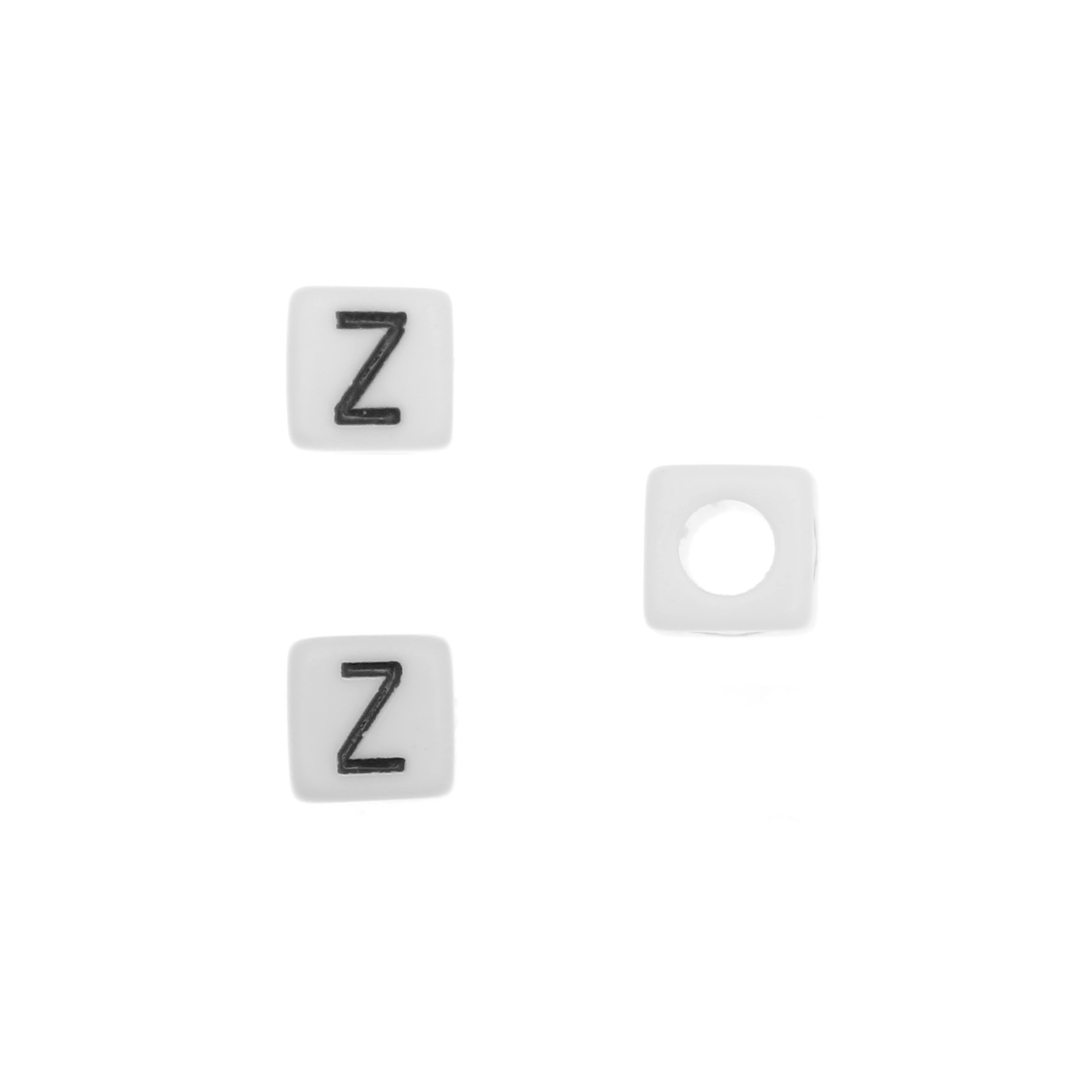 Distanziatore quadrato in resina con disegno lettera "Z", 7 mm.