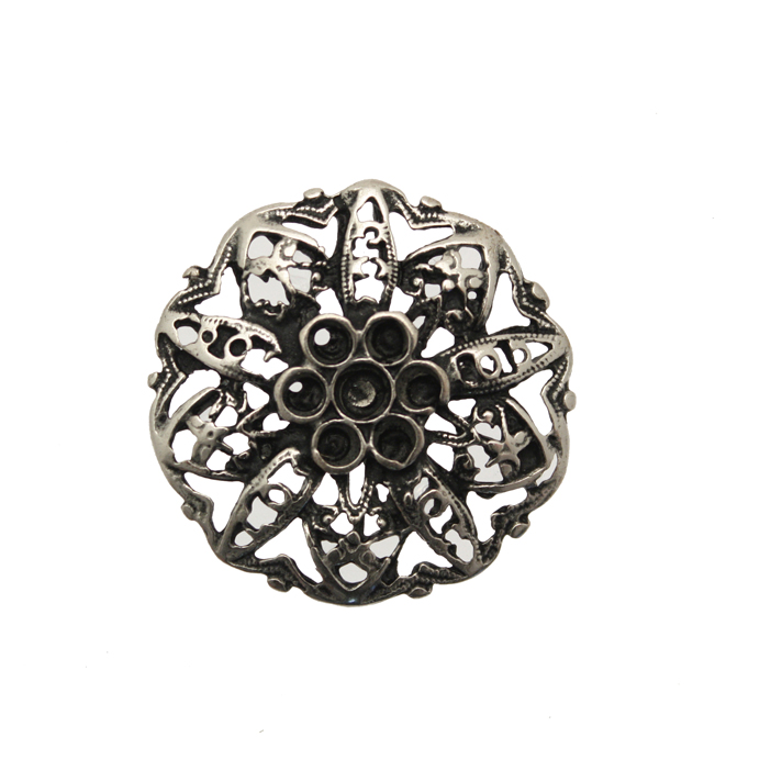 Filigrana tonda leggermente bombata, 36 mm.