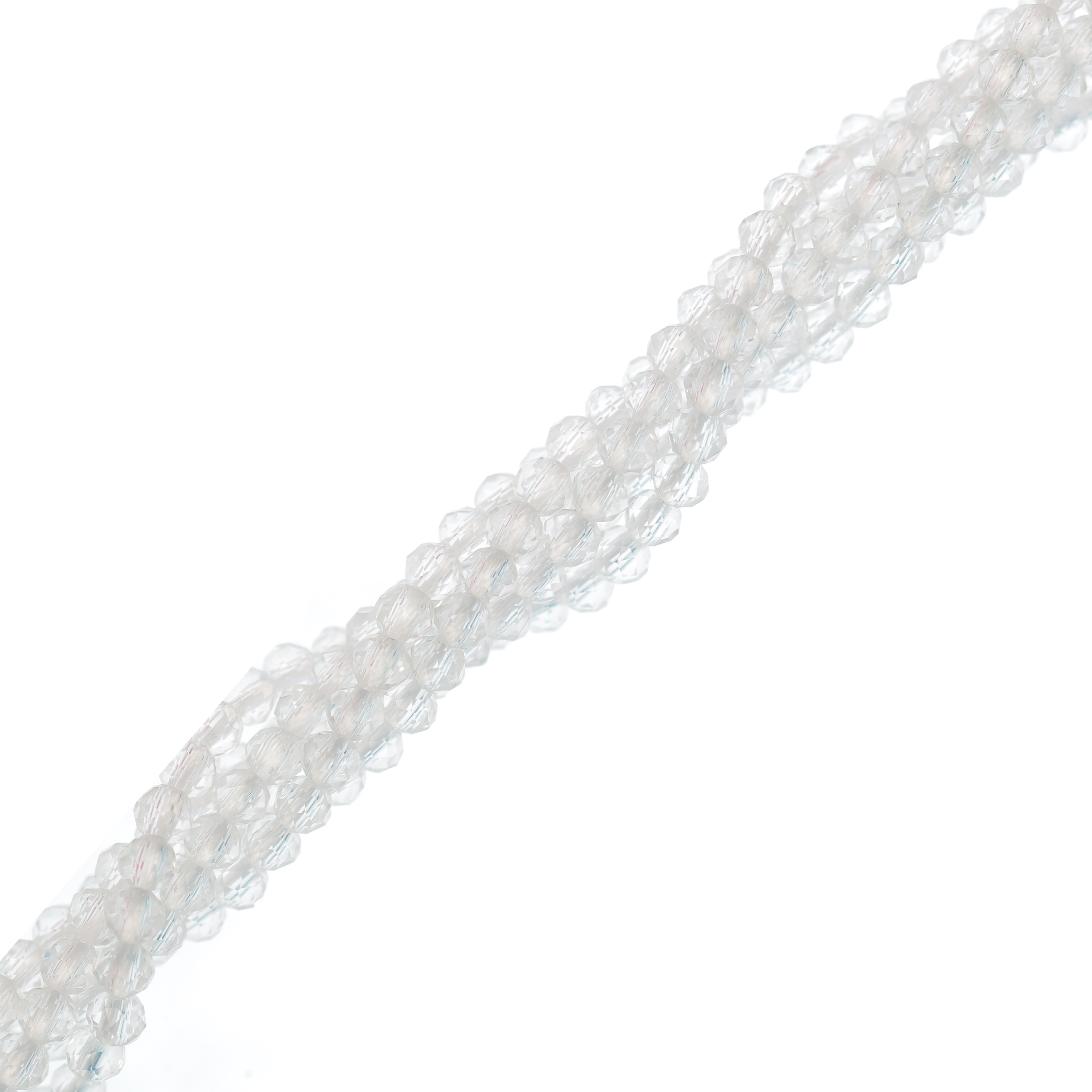 Filo di Cipollotti in Cristallo, 3x2mm., colore CRYSTAL