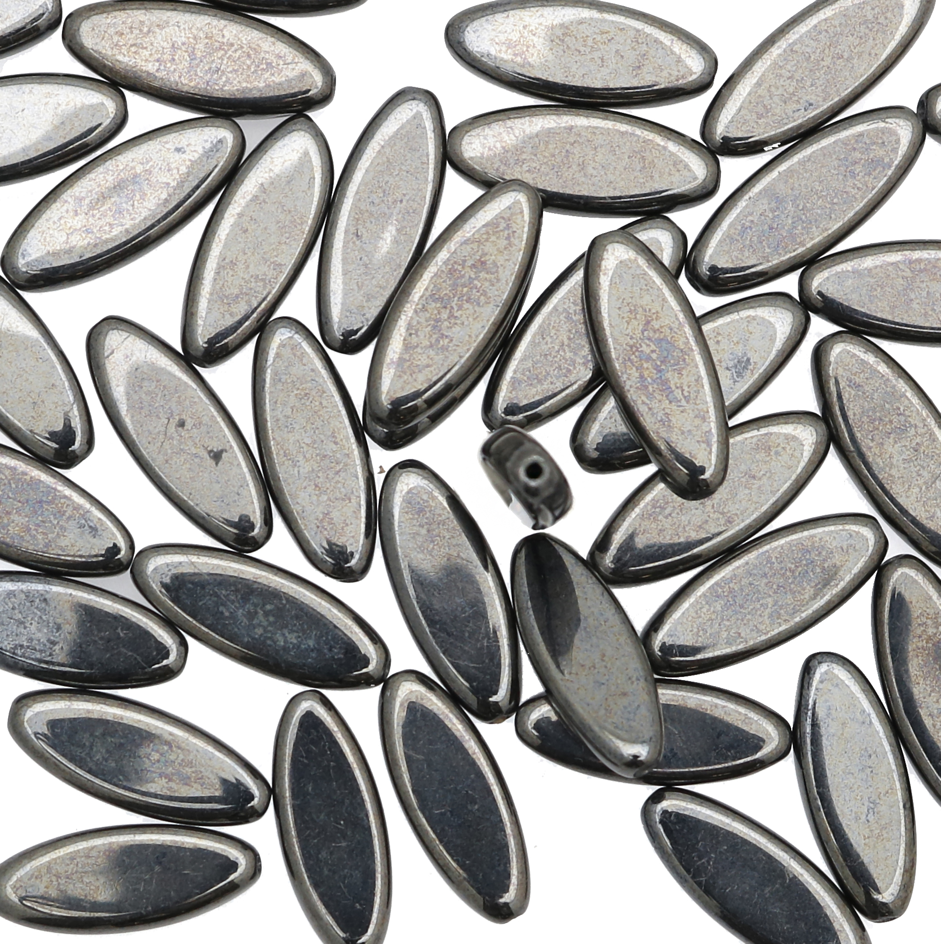 Sema, 20x8 mm., Ematite
