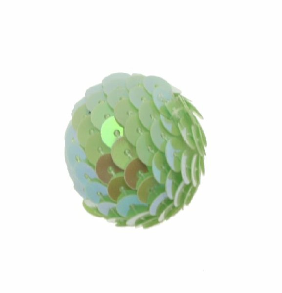 Palla in paiettes, colore Verde
