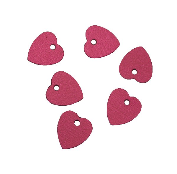 Paiettes a forma di cuore sottilissime con foro in alto, 10 mm., Ametista metallizzato