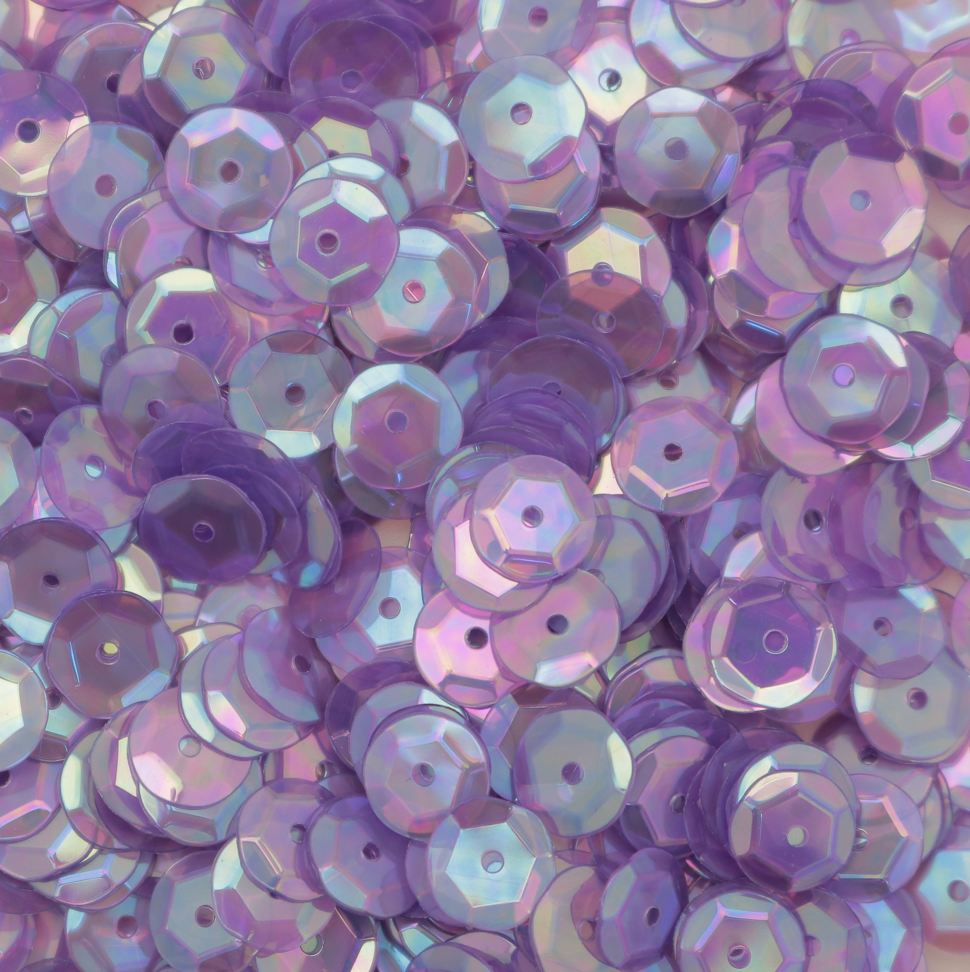 Paiette tonde, diametro 6 mm., colore Viola AB