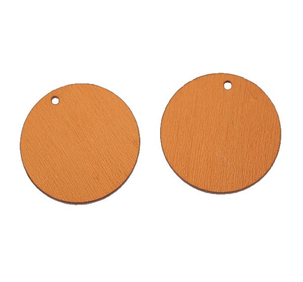Paiettes tonde sottilissime con foro in alto, Bronzo metallizzato