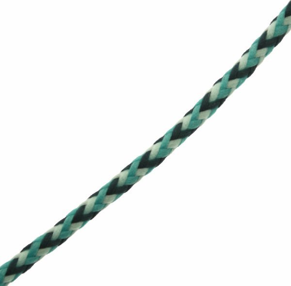 Cordoncino tubolare intrecciato, sintetico, diametro 3 mm., colore MULTICOLOR AZZURRO E BLU