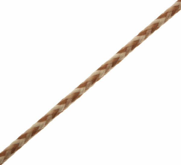 Cordoncino tubolare intrecciato, sintetico, diametro 3 mm., colore MULTICOLOR BEIGE E MARRONE