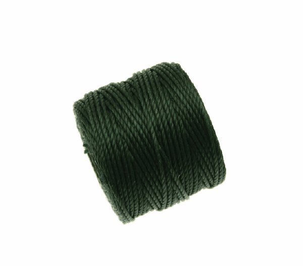 Super-Lon Bead Cord TEX400, spessore 0,9 mm., colore VERDE SCURO