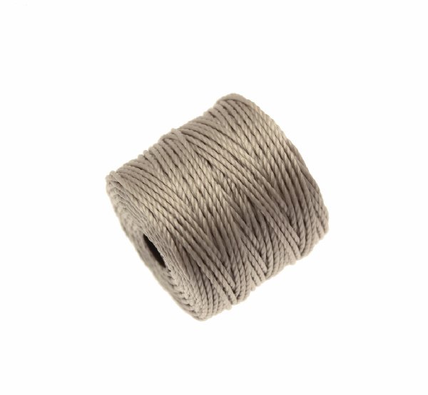Super-Lon Bead Cord TEX400, spessore 0,9 mm., colore GRIGIO CHIARO