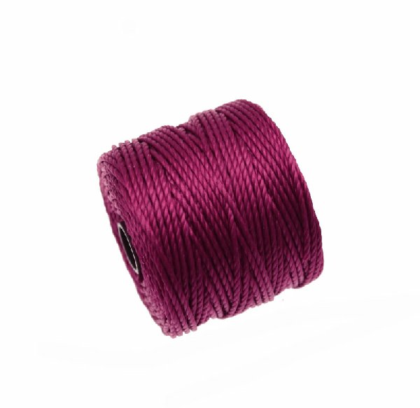 Super-Lon Bead Cord TEX400, spessore 0,9 mm., colore CICLAMINO