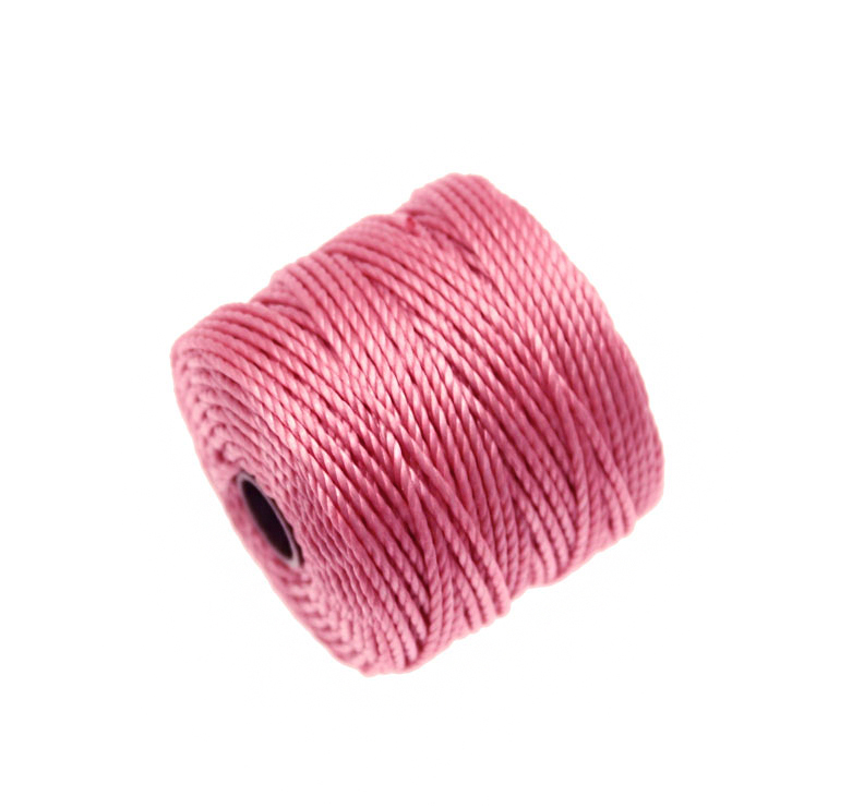 Super-Lon Bead Cord TEX400, spessore 0,9 mm., colore ROSA SCURO