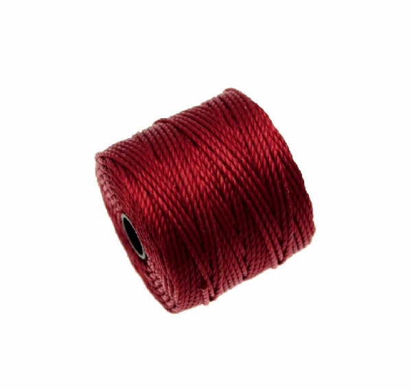 Super-Lon Bead Cord TEX400, spessore 0,9 mm., colore ROSSO SCURO