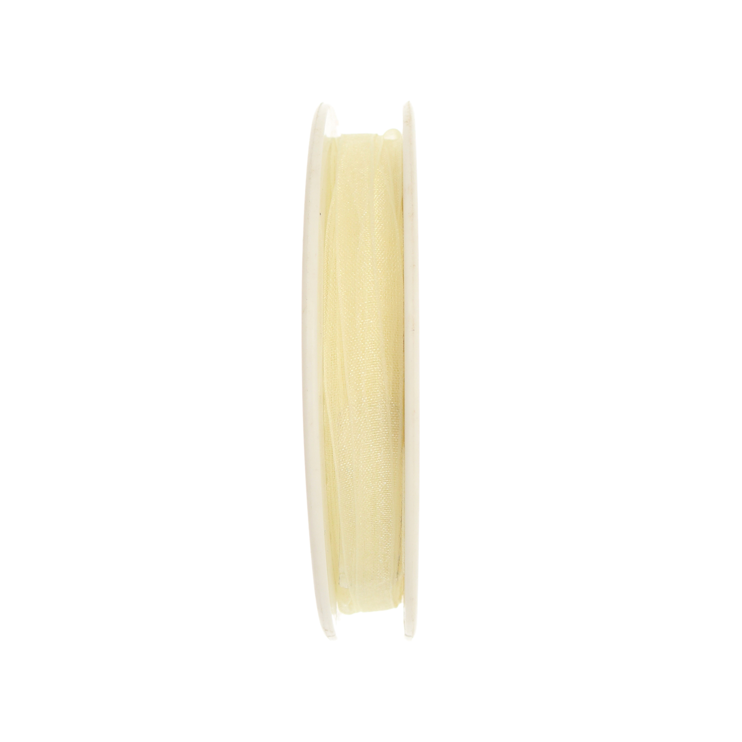 Organza, alta 6 mm., colore Giallo Chiaro