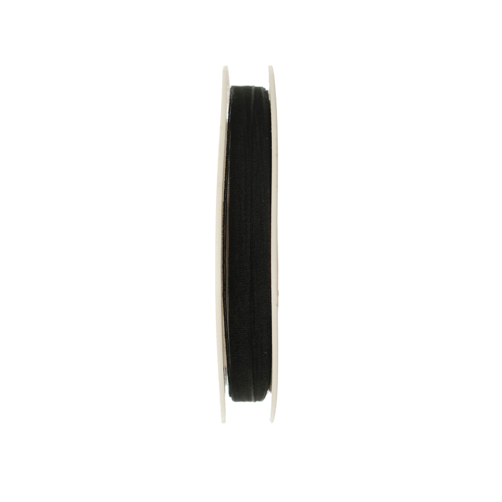 Organza, alta 6 mm., colore Nero
