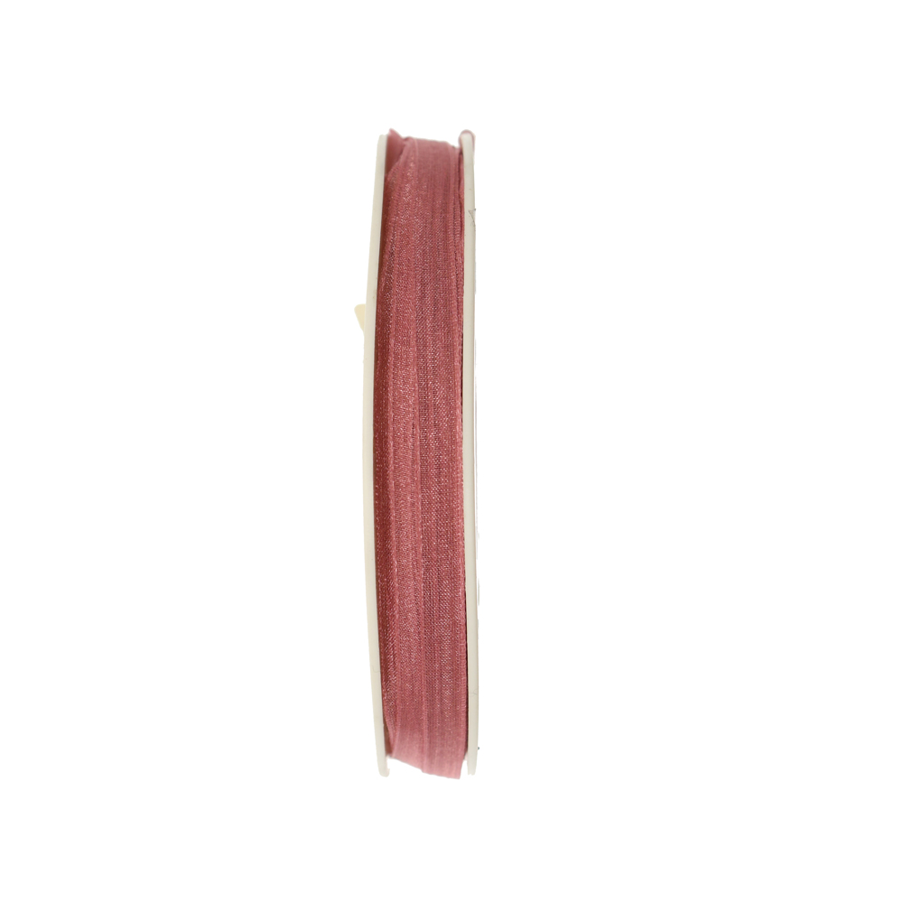 Organza, alta 6 mm., colore Rosa Antico
