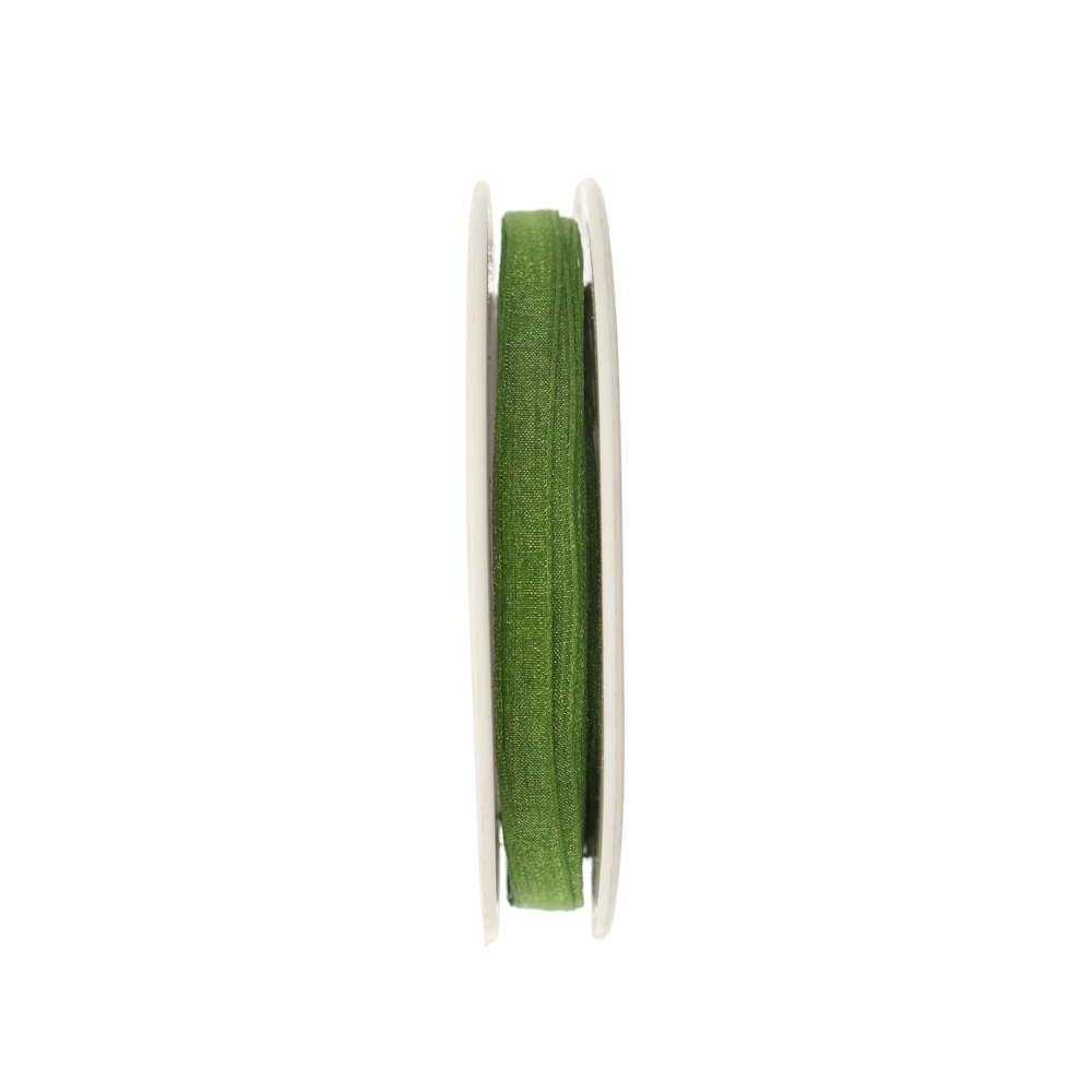 Organza, alta 6 mm., colore Verde Oliva
