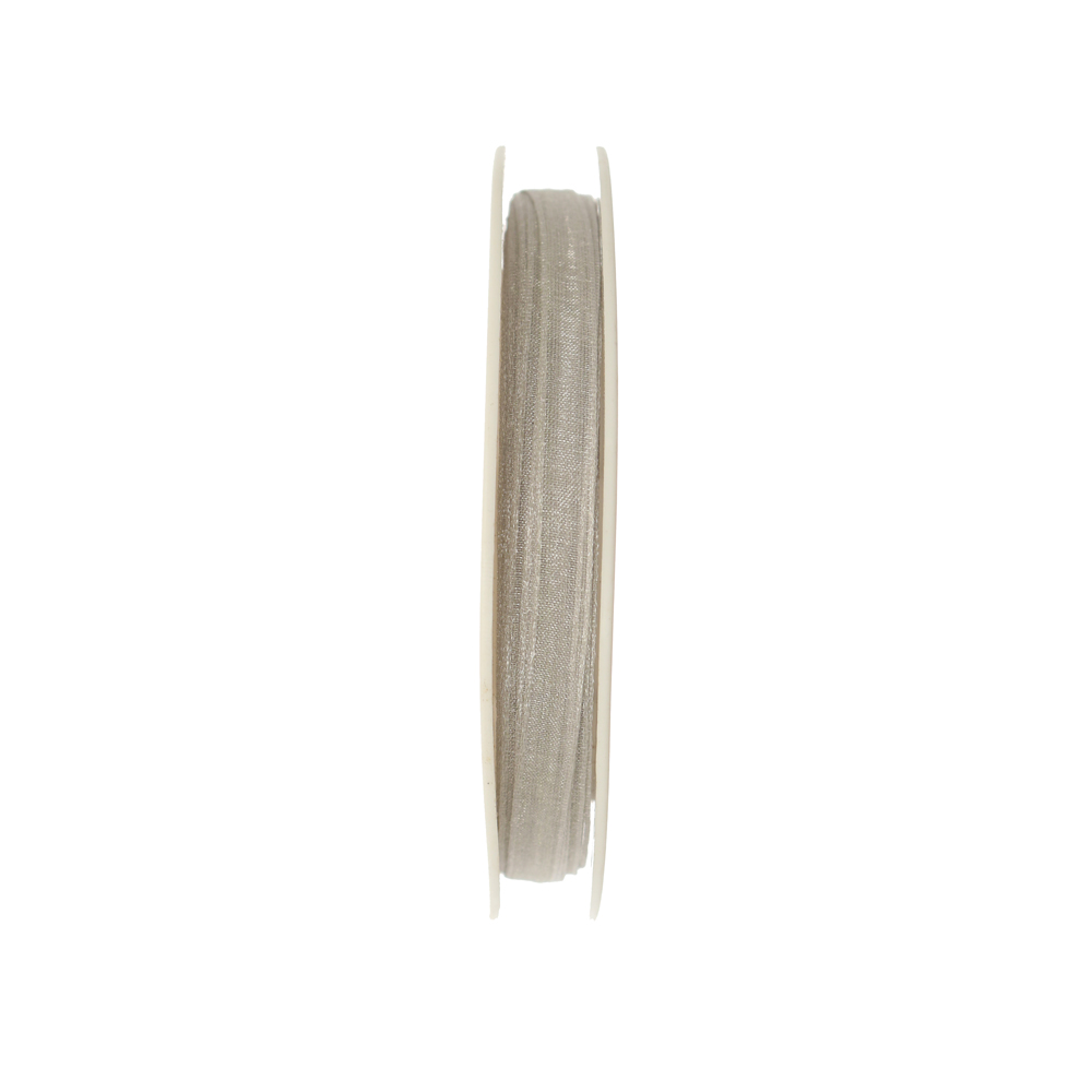 Organza, alta 6 mm., colore Grigio chiaro