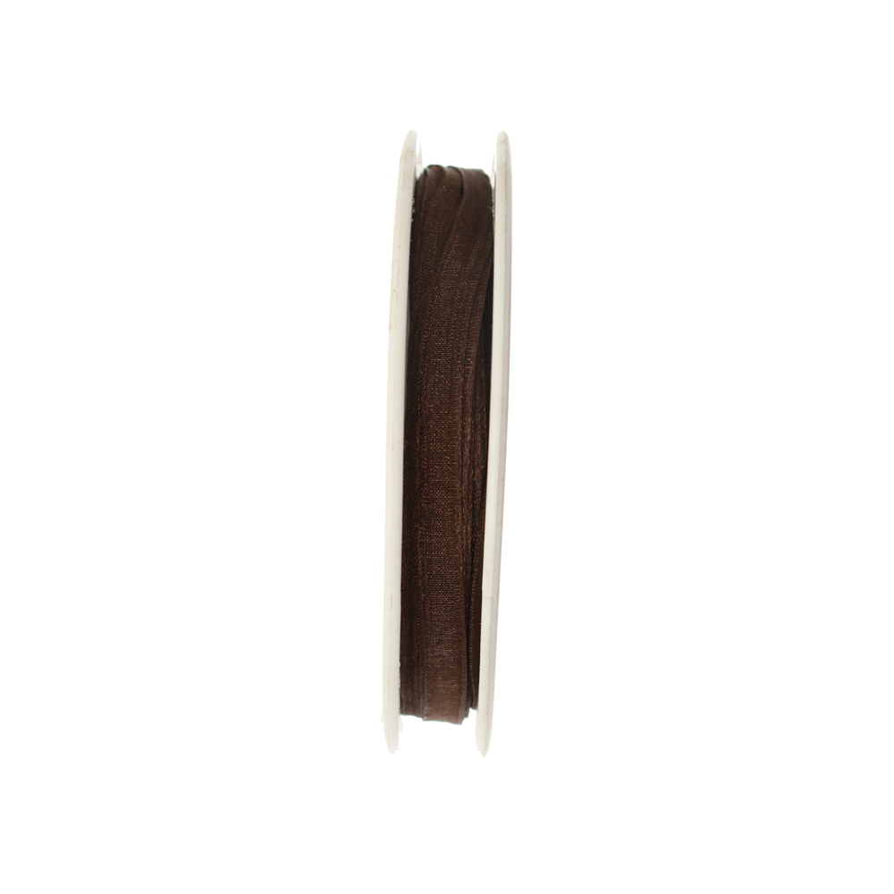 Organza, alta 6 mm., colore Marrone