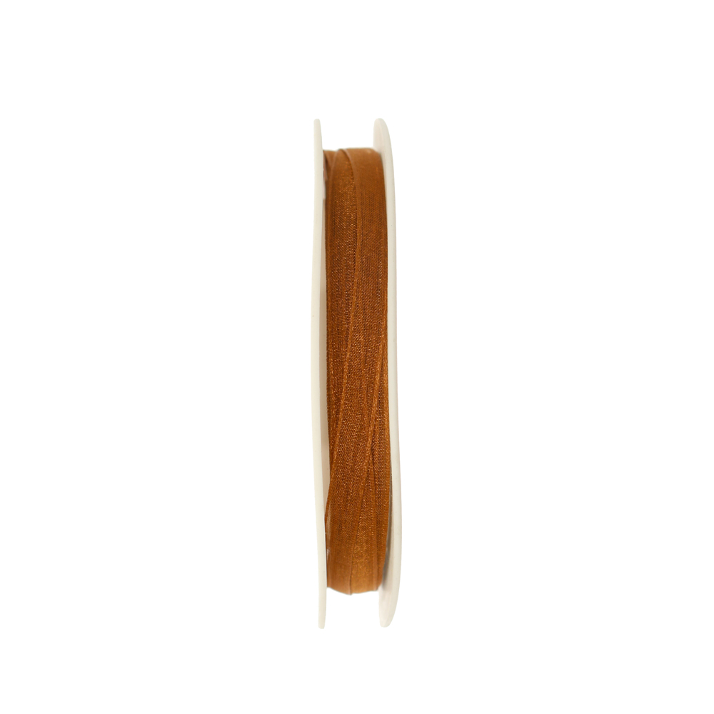 Organza, alta 6 mm., colore Marrone chiaro