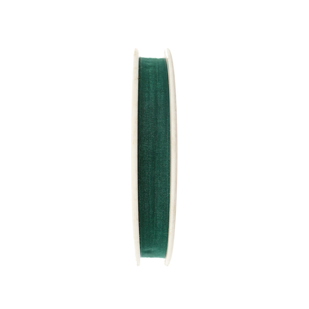 Organza, alta 10 mm., colore Verde Smeraldo
