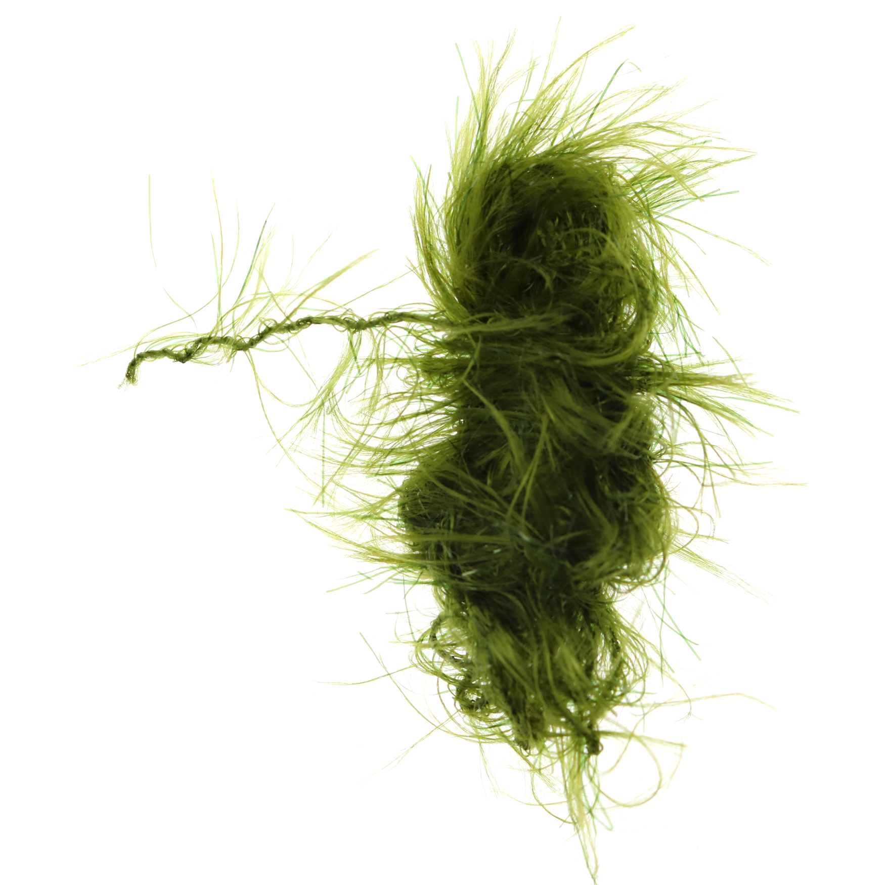 Filo sintetico con ciuffi colore VERDE MILITARE