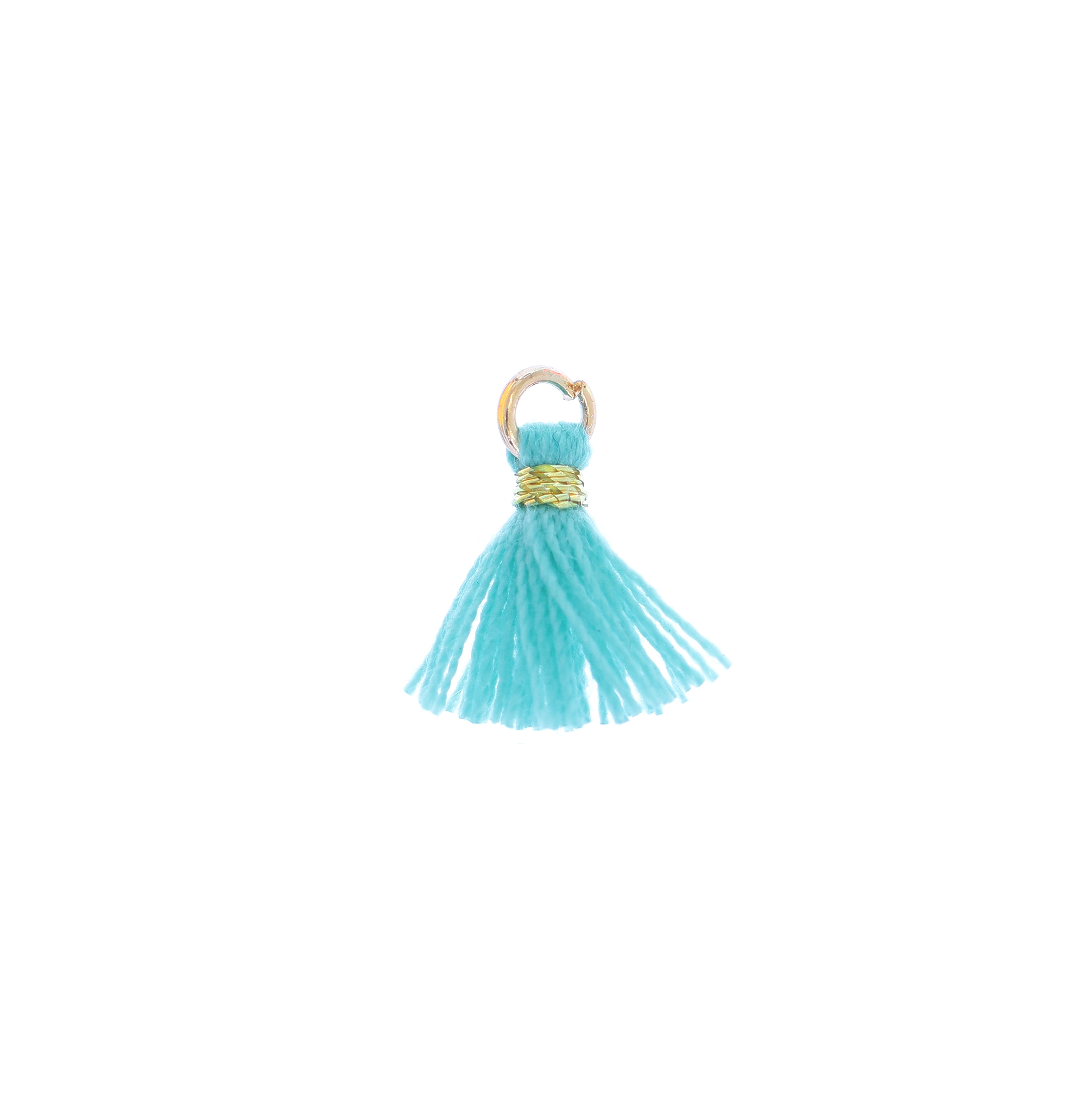 Nappina in Cotone, lunga 13 mm. circa, colore AZZURRO