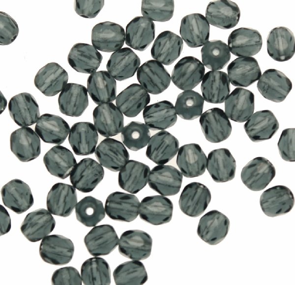 Mezzi cristalli da 4 mm. color Blu montana scuro