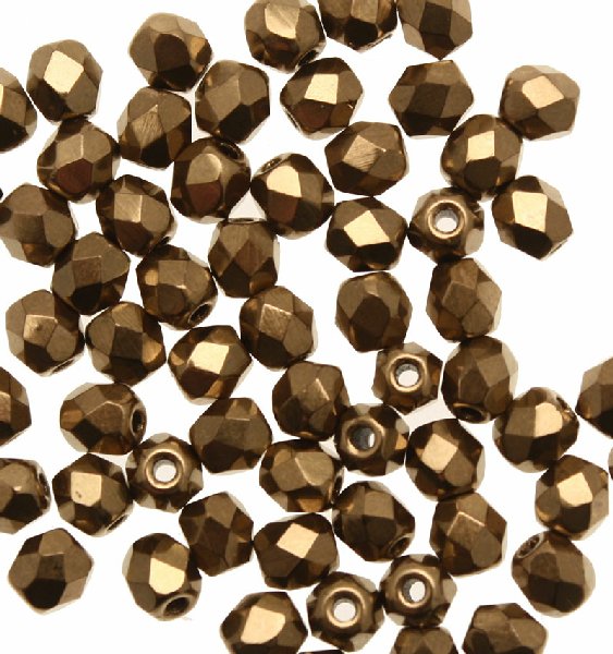 Mezzi cristalli da 4 mm. color Dorado