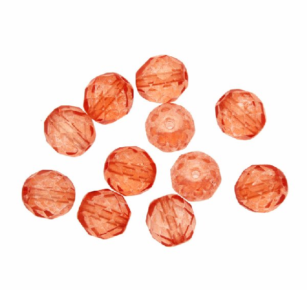 Mezzo cristallo colore Arancione chiaro padparaska