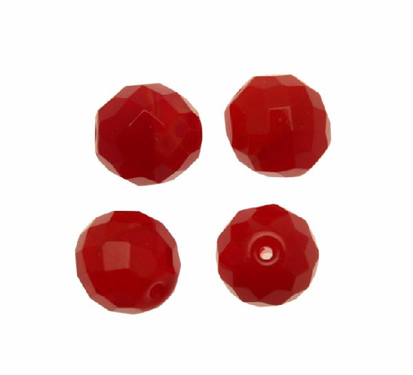Mezzo cristallo colore Rosso sfumato opaco
