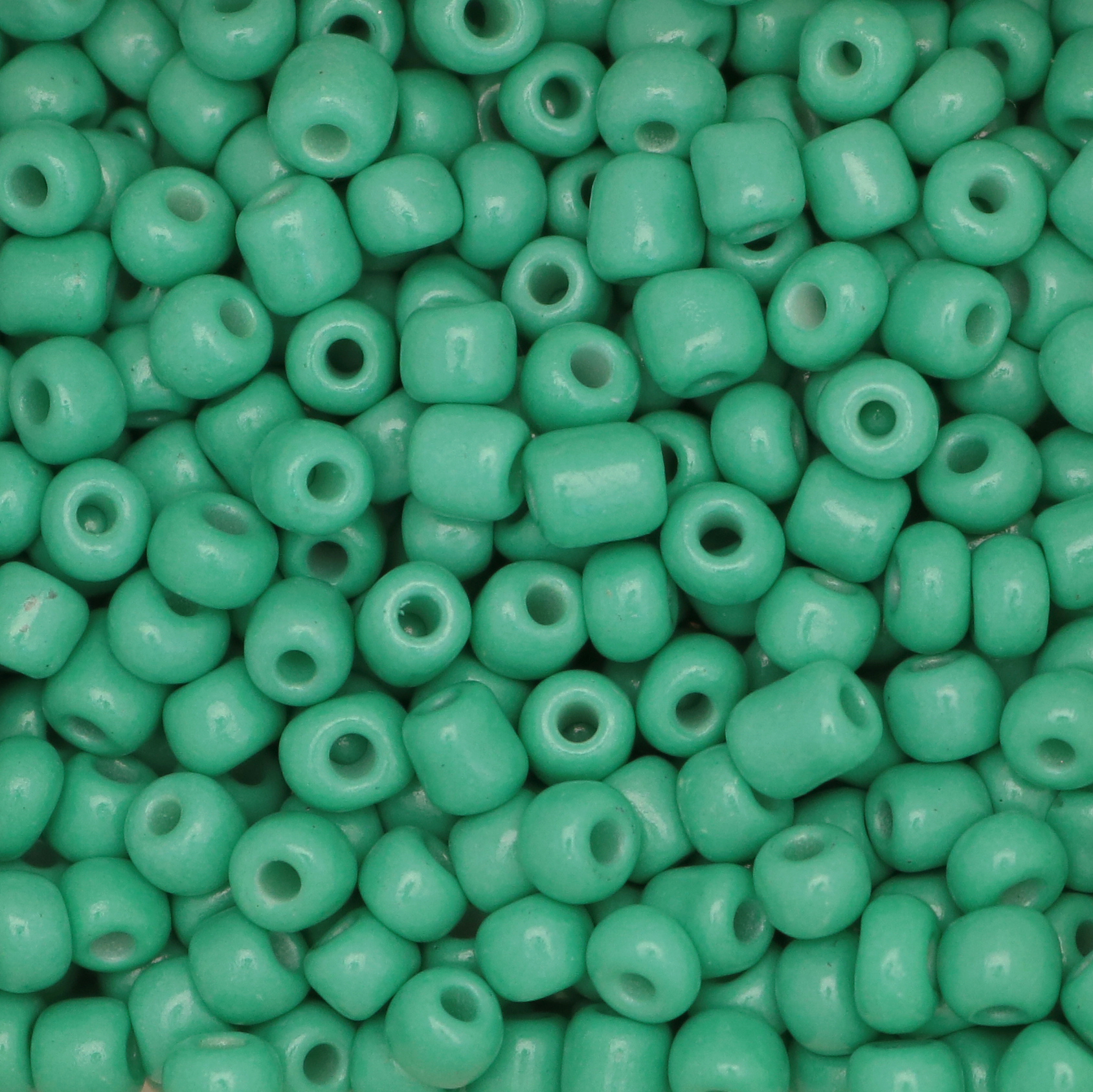 Conteria Vetro Cinese 5x4mm  Verde Acqua