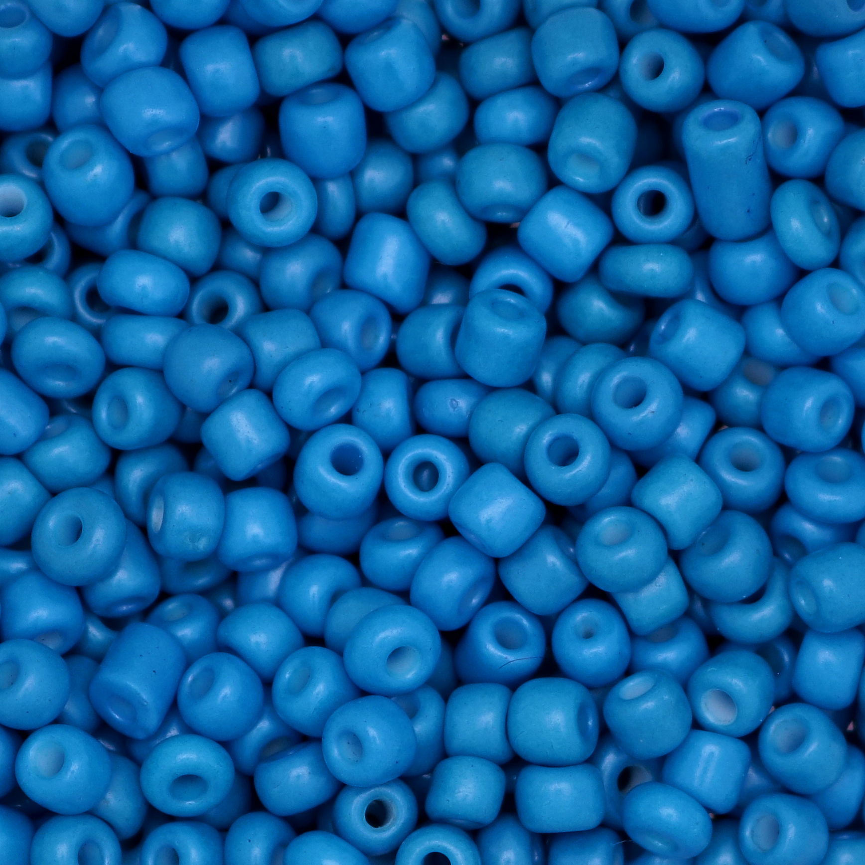 Conteria Vetro Cinese 5x4mm Azzurro Scuro