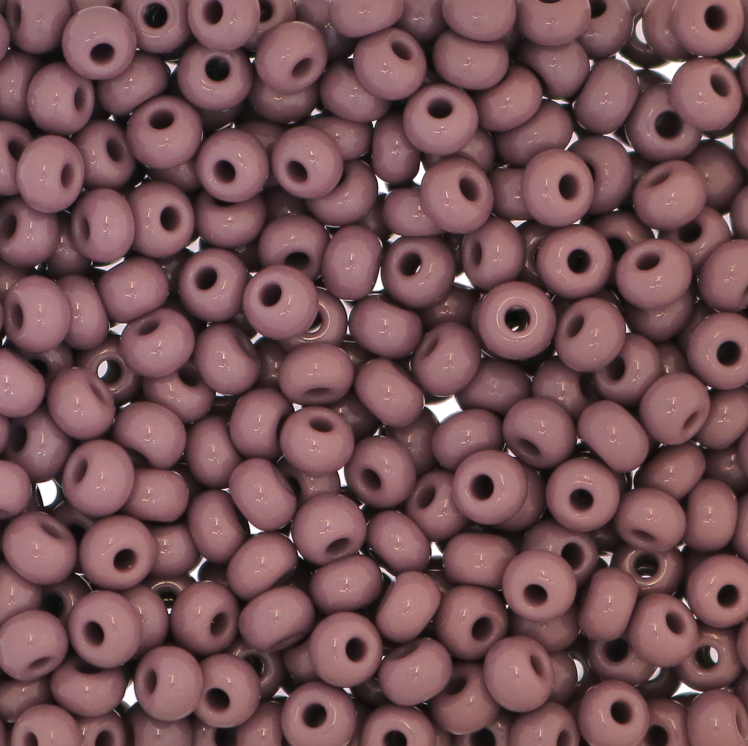 Conteria in vetro, dimensione 4,5x3mm., colore Malva Opaco