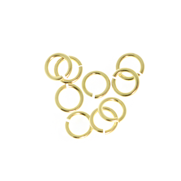 Anellino tondo aperto 6x1 mm. in Argento 925